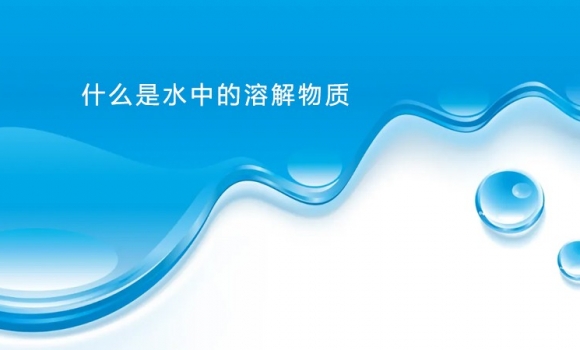 什么是水中的溶解物質？
